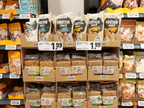Protein- und Fitnessprodukte bei Kristins REWE