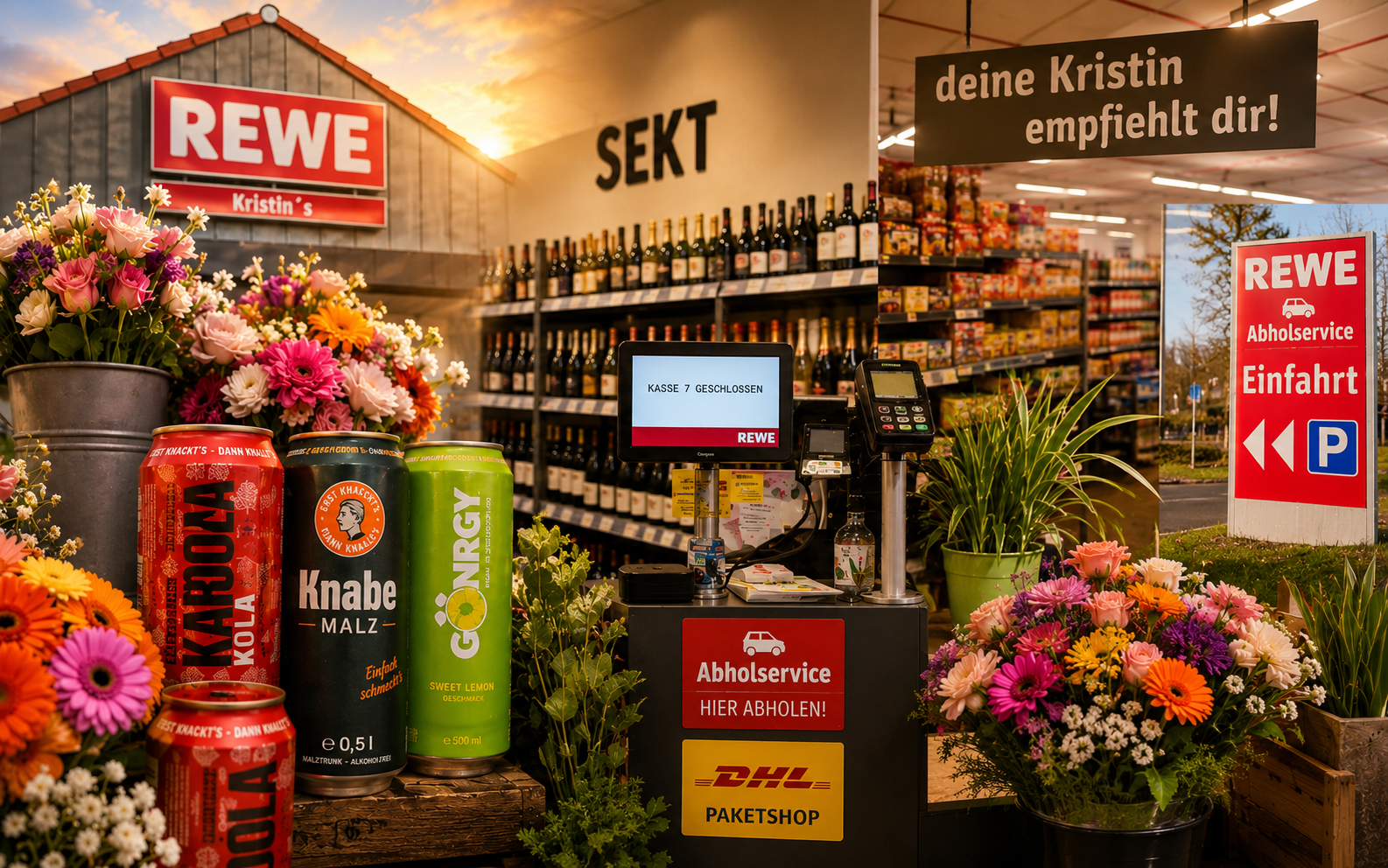 Das Team von Kristins REWE in Ebsdorfergrund-Dreihausen